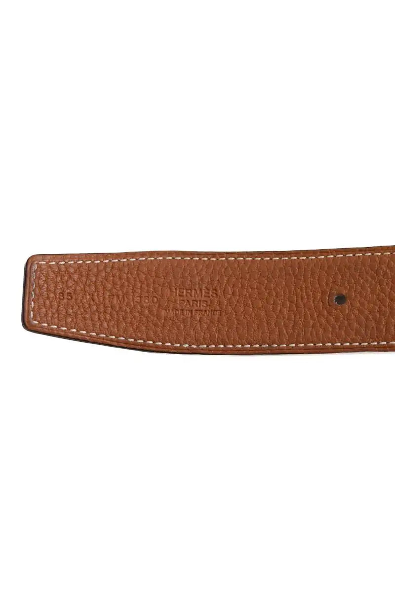Ceinture Hermès Noir en Cuir