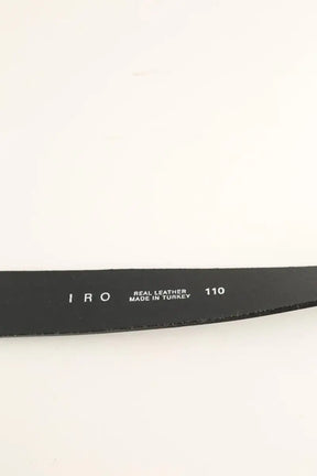 Ceinture Iro Noir en Cuir