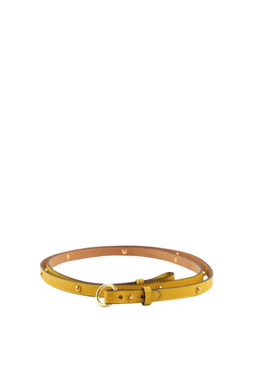 Ceinture Jean Paul Gaultier Jaune en Cuir, taille S - Seconde Main