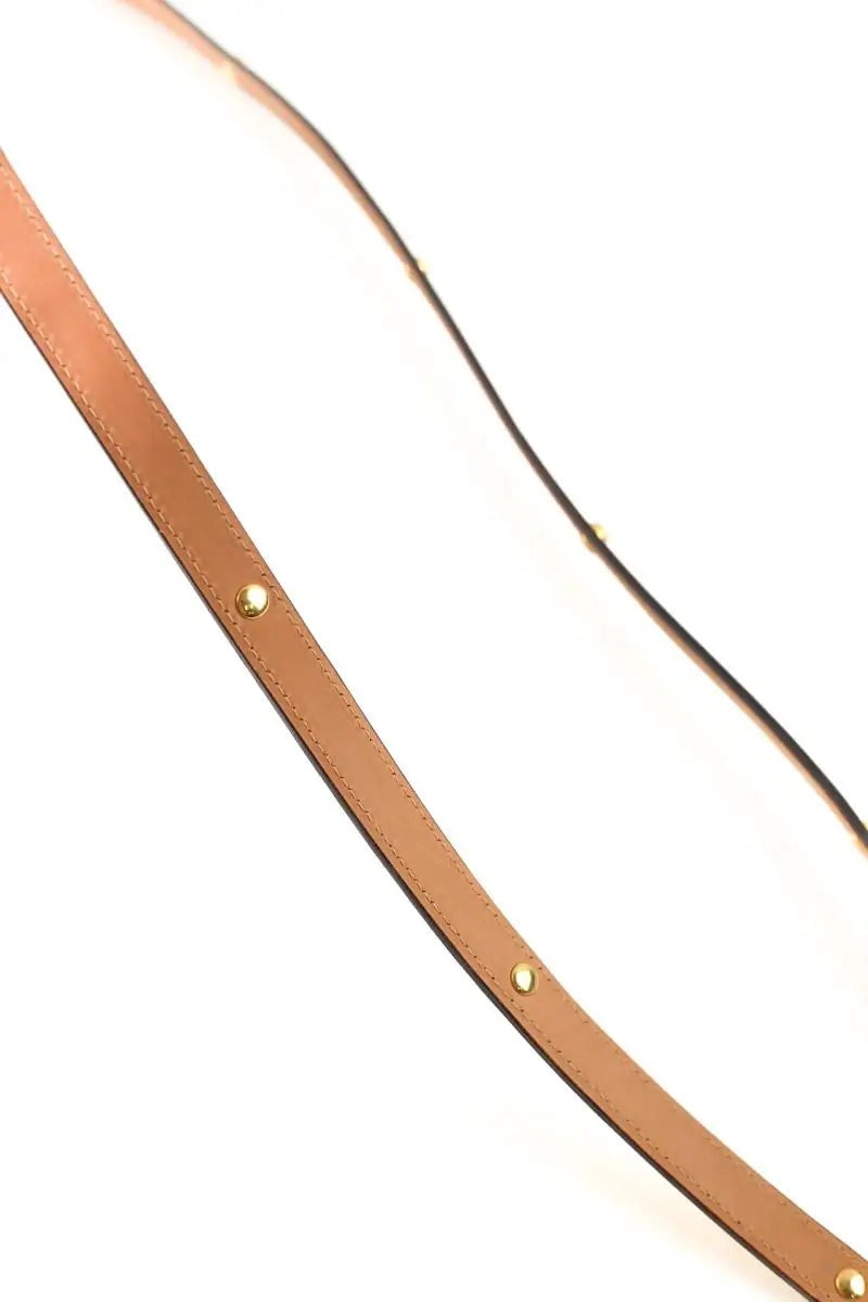 Ceinture Jean Paul Gaultier Jaune en Cuir
