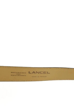 Ceinture Lancel Noir en Cuir