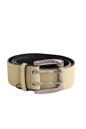 Ceinture Laurence Bras Ecru en Cuir, taille M - Seconde Main
