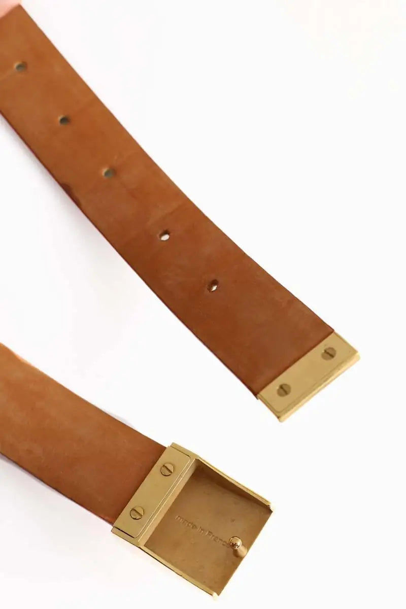 Ceinture Louis Vuitton Blanc en Cuir