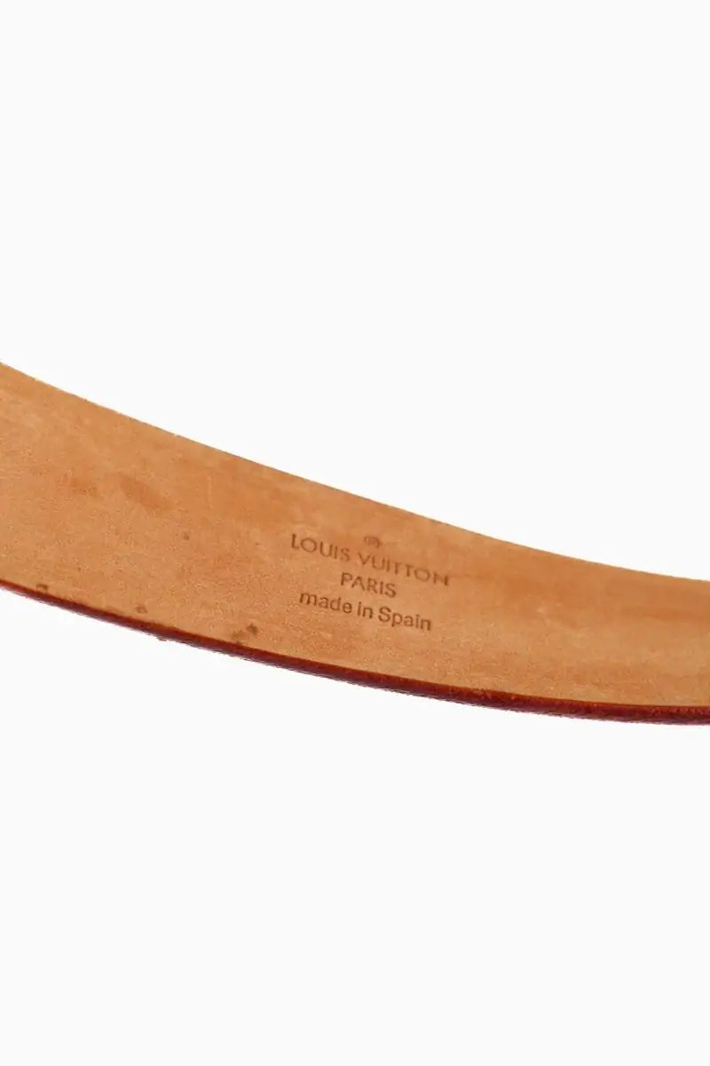 Ceinture Louis Vuitton Blanc en Cuir