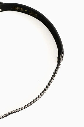 Ceinture Maje Noir en Cuir