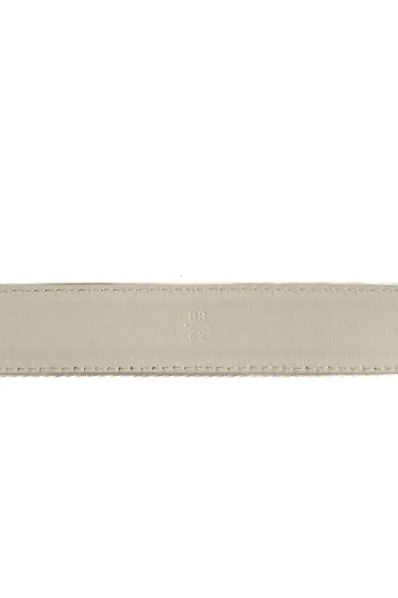 Ceinture Prada Blanc en Cuir