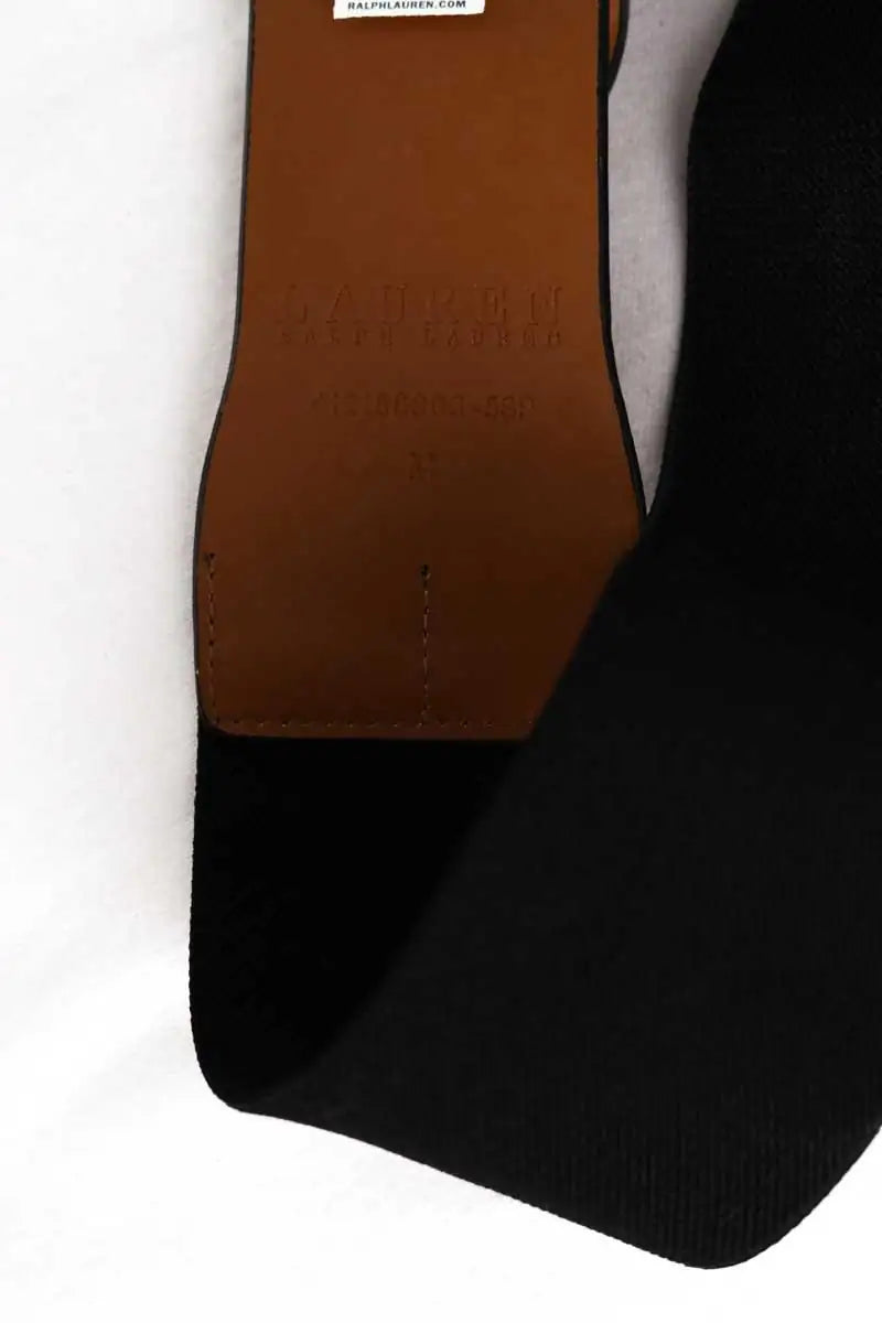 Ceinture Ralph Lauren Noir en Cuir