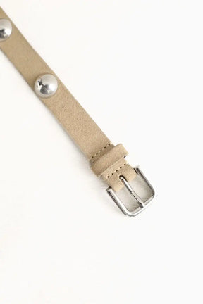 Ceinture Sandro Beige en Cuir