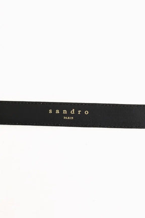 Ceinture Sandro Kaki en Daim