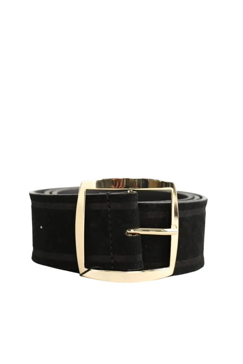 Ceinture Sandro Noir en Daim, taille M - Seconde Main