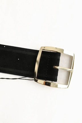 Ceinture Sandro Noir en Daim