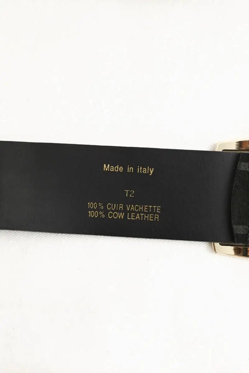 Ceinture Sandro Noir en Daim