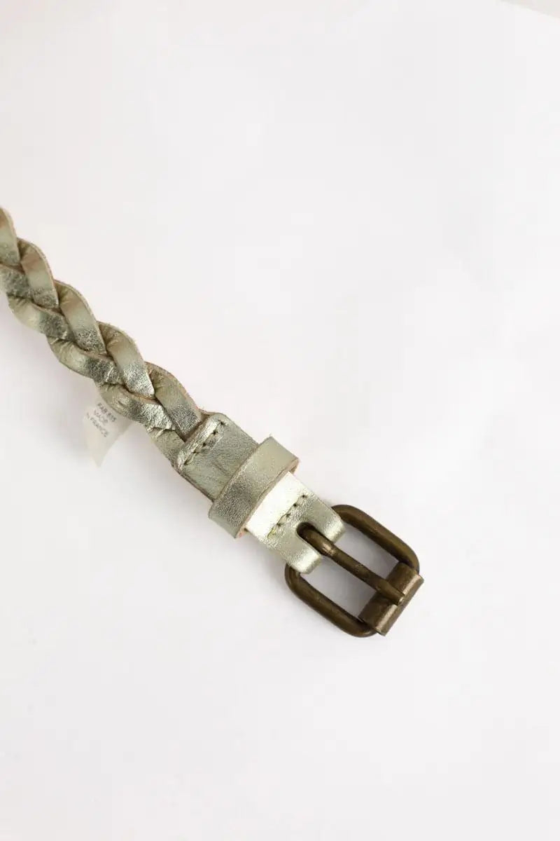 Ceinture Soeur Doré en Cuir
