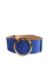 Ceinture Tara Jarmon Bleu en Cuir, taille S - Seconde Main