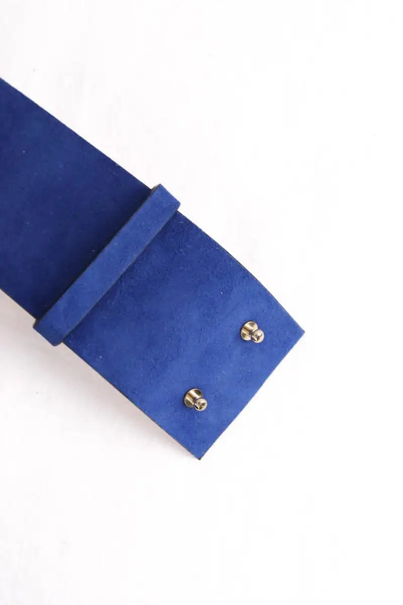 Ceinture Tara Jarmon Bleu en Cuir
