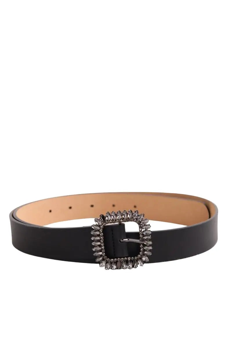 Ceinture Tara Jarmon Noir en Cuir, taille L - Seconde Main