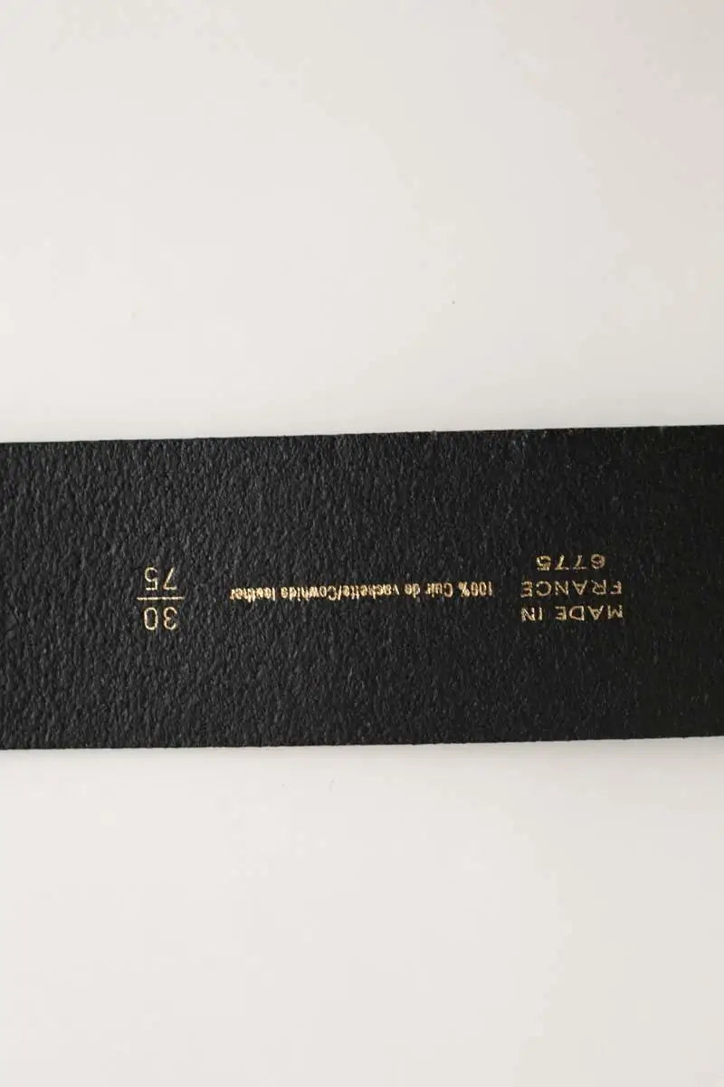 Ceinture Tara Jarmon Noir en Cuir