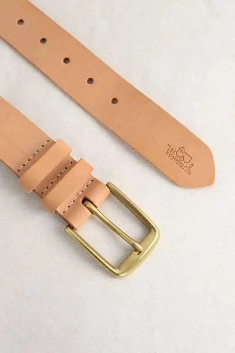 Ceinture Woolrich Beige en Cuir