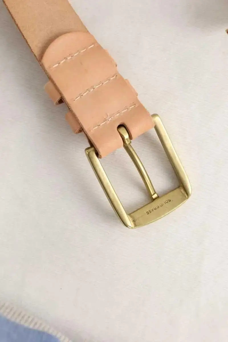 Ceinture Woolrich Beige en Cuir