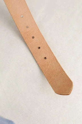 Ceinture Woolrich Beige en Cuir