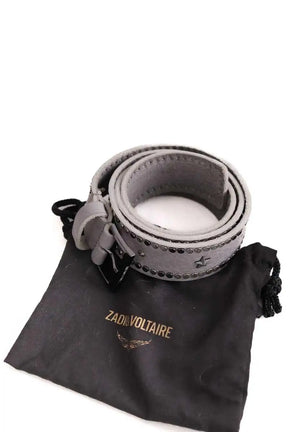 Ceinture Zadig & Voltaire Gris en Cuir