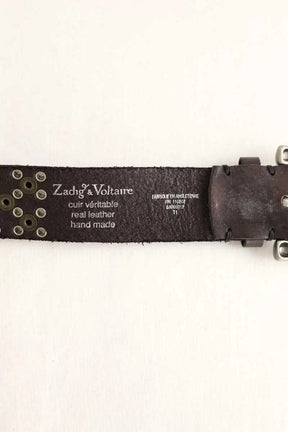 Ceinture Zadig & Voltaire Noir en Cuir