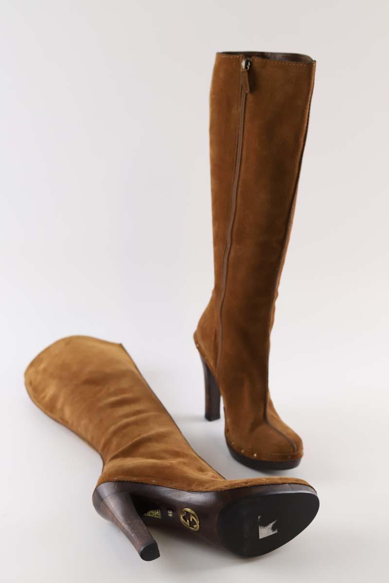 Bottes Gucci  Marron