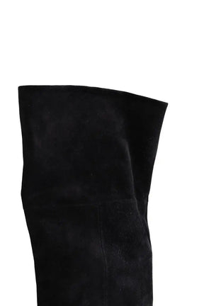 Bottes Prada Noir en Daim