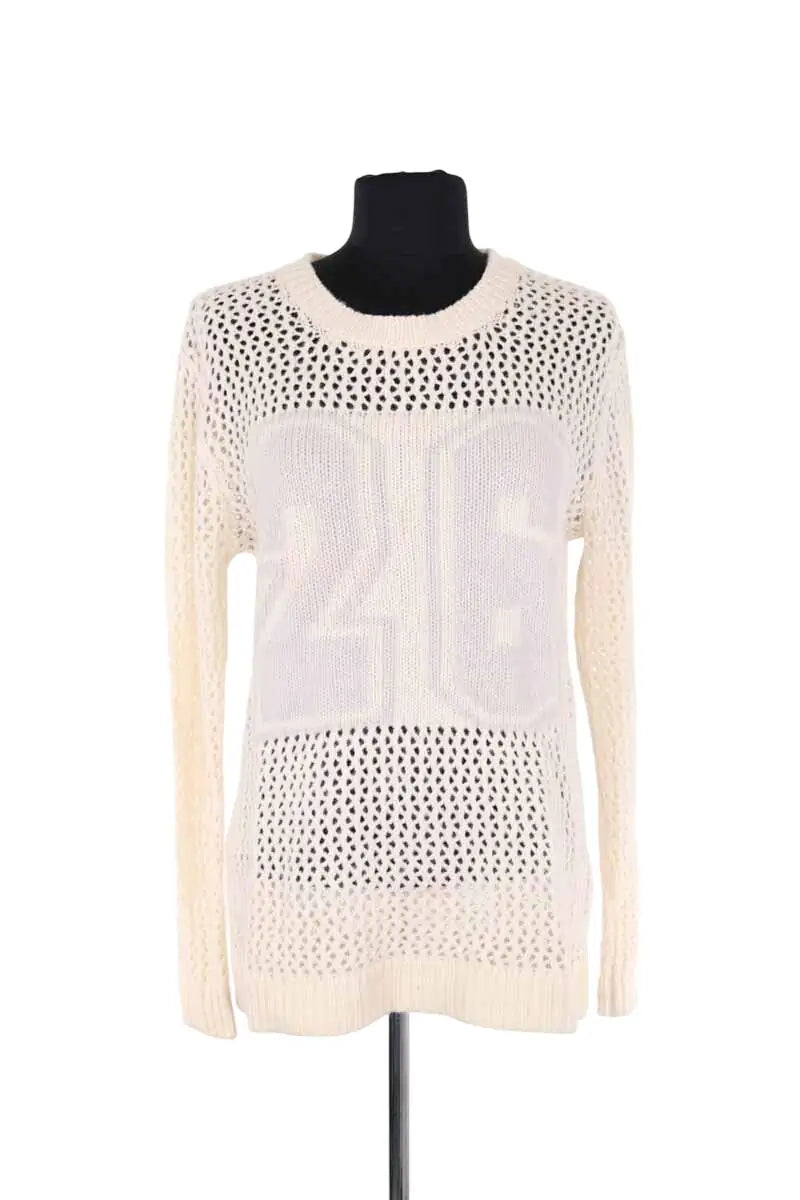 Pull Sandro Beige en Viscose, taille S - Seconde Main