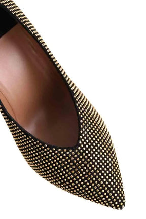 Talons Laurence Dacade Vivette Doré en Cuir