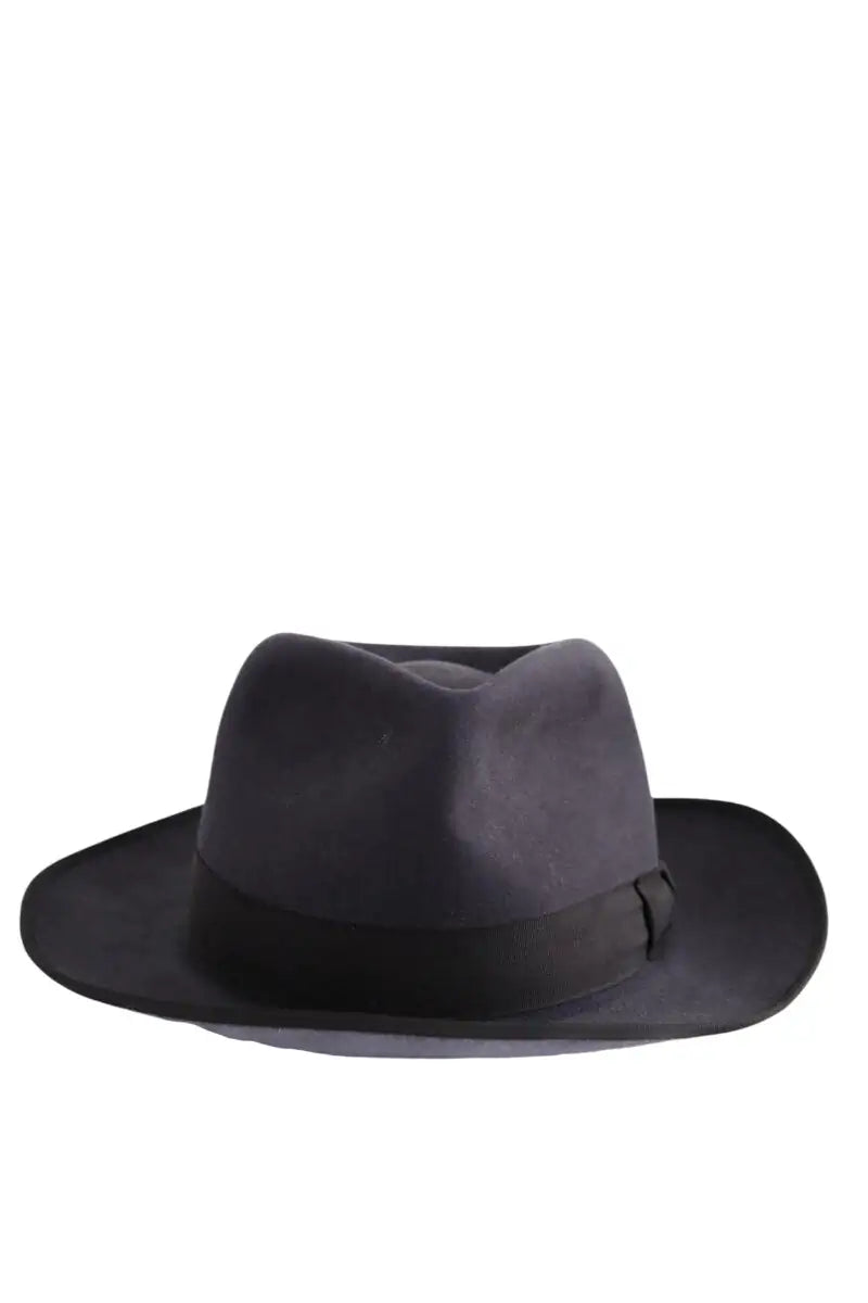 Chapeau Akubra Gris en Lapin, taille L - Seconde Main