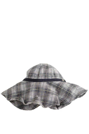 Chapeau Borsalino Bleu en Linge, taille M - Seconde Main