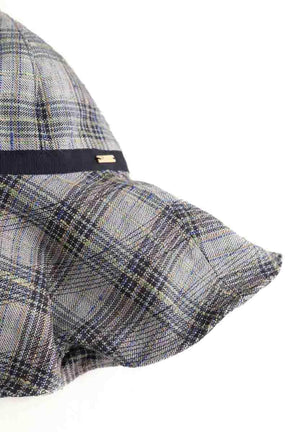 Chapeau Borsalino Bleu en Linge