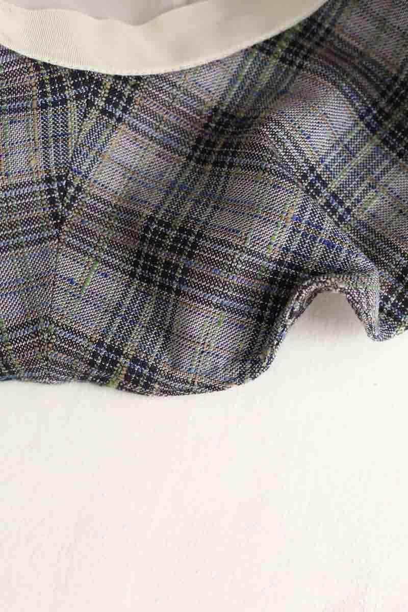 Chapeau Borsalino Bleu en Linge