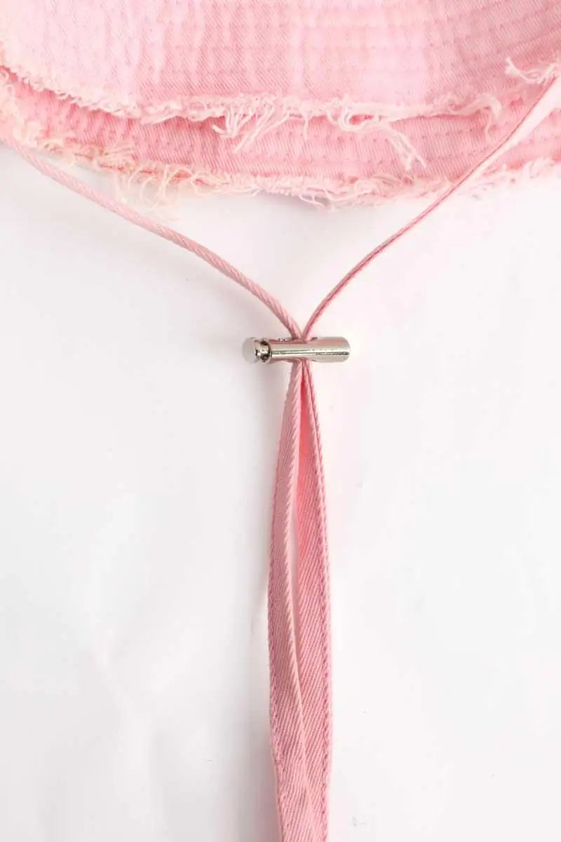Chapeau Jacquemus Rose en Coton