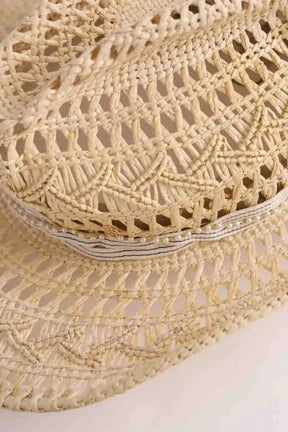 Chapeau Maison Michel Beige en Osier