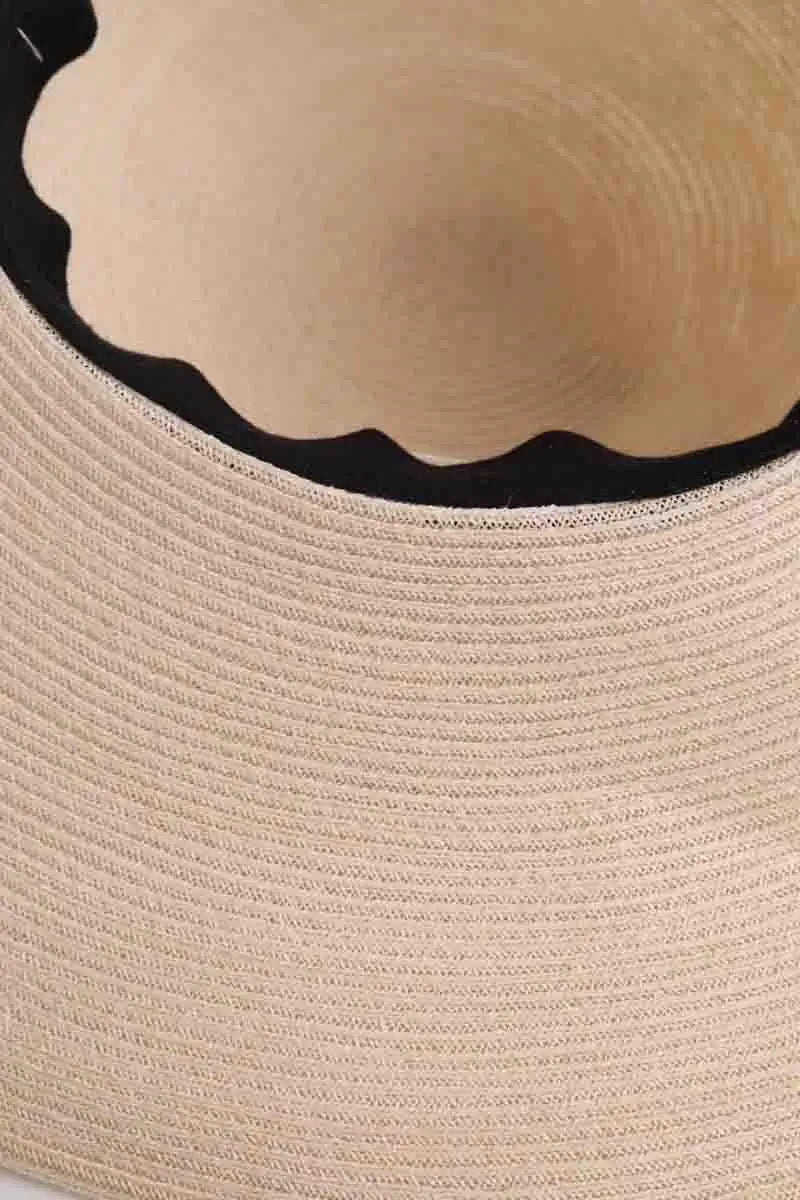 Chapeau Maison Michel Beige en Osier