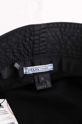 Chapeau Prada Noir en Synthétique