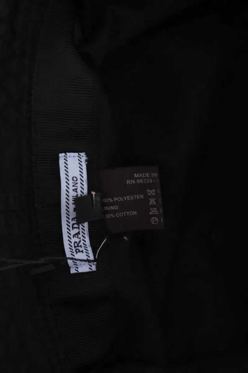 Chapeau Prada Noir en Synthétique