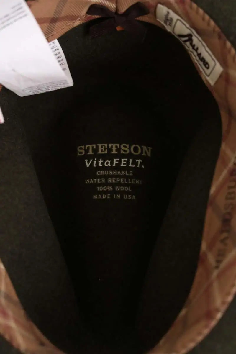 Chapeau Stetson Kaki en Laine