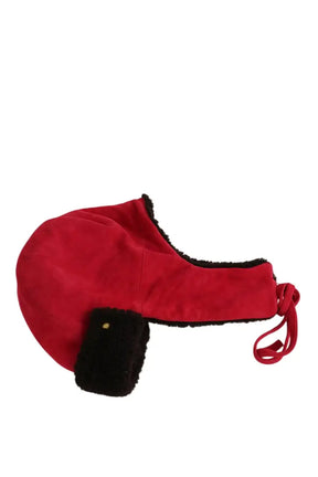 Chapka Heimstone Rouge en Daim, taille M - Seconde Main