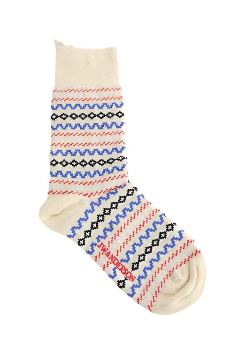 Chaussettes JW Anderson Fair isle sock Multicolore en  - Seconde Main