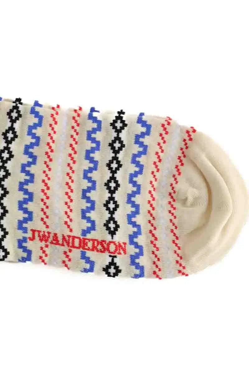 Chaussettes JW Anderson Fair isle sock Multicolore en 