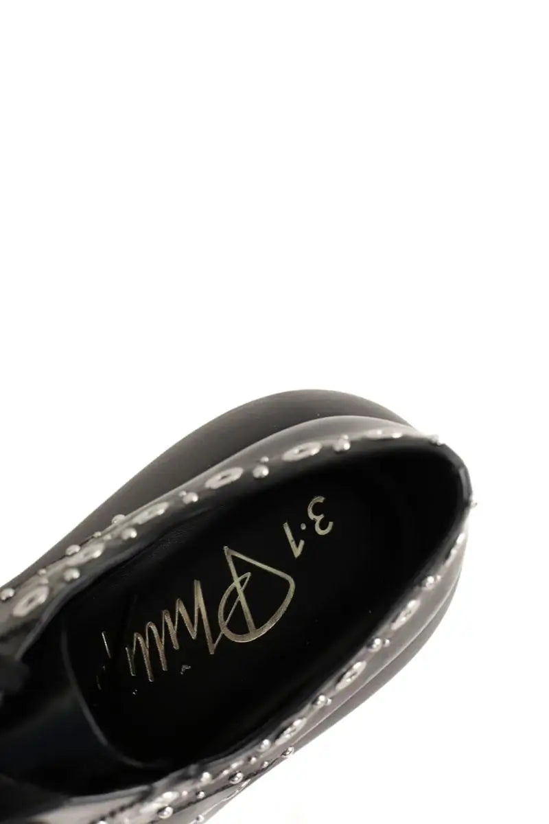 Chaussures à lacets 3.1 Phillip Lim Noir en Cuir