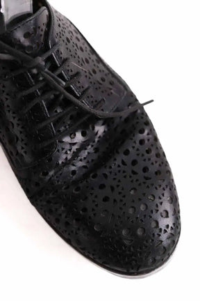 Chaussures à lacets Alaïa Noir en Cuir