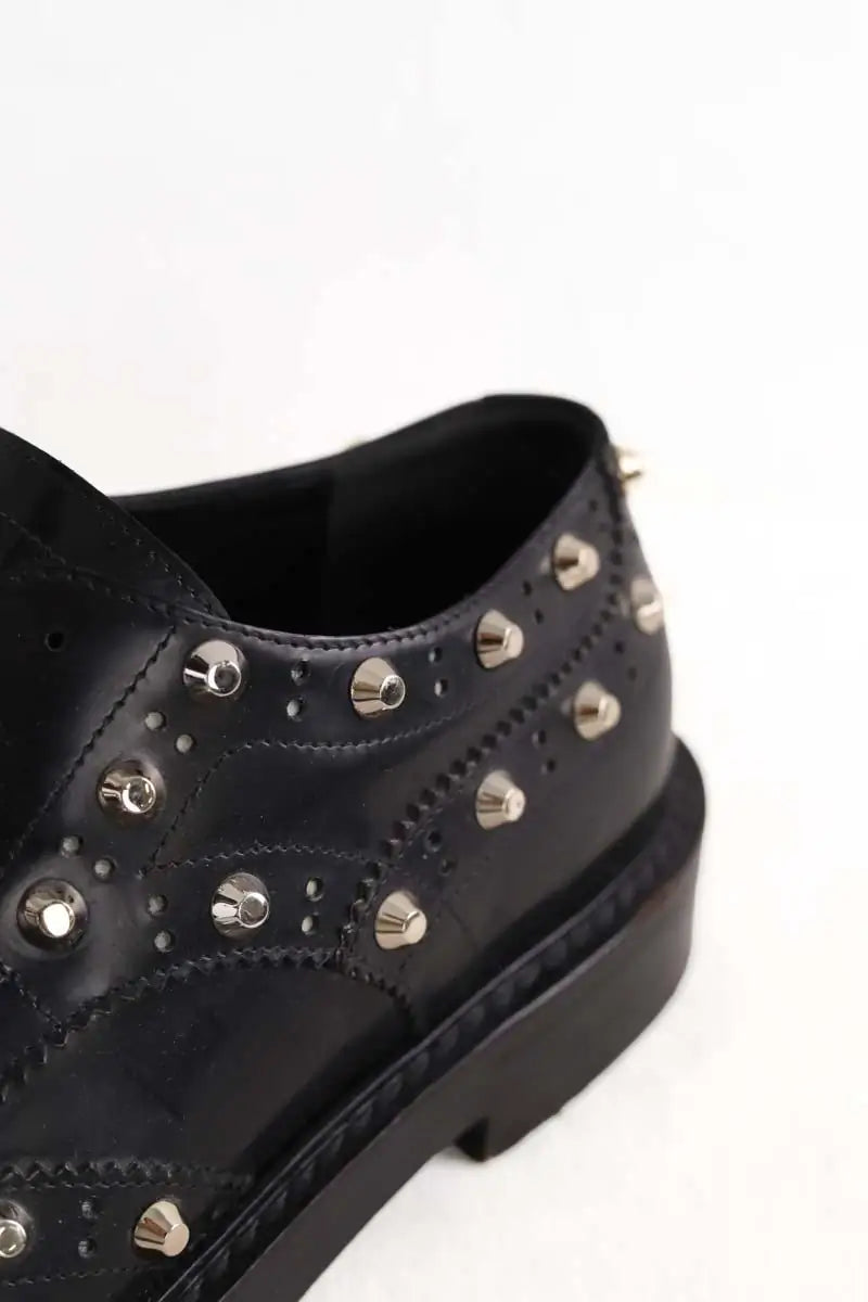 Chaussures à lacets Balenciaga Noir en Cuir