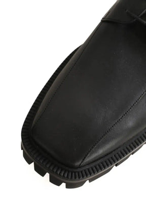 Chaussures à lacets Balenciaga Noir en Cuir