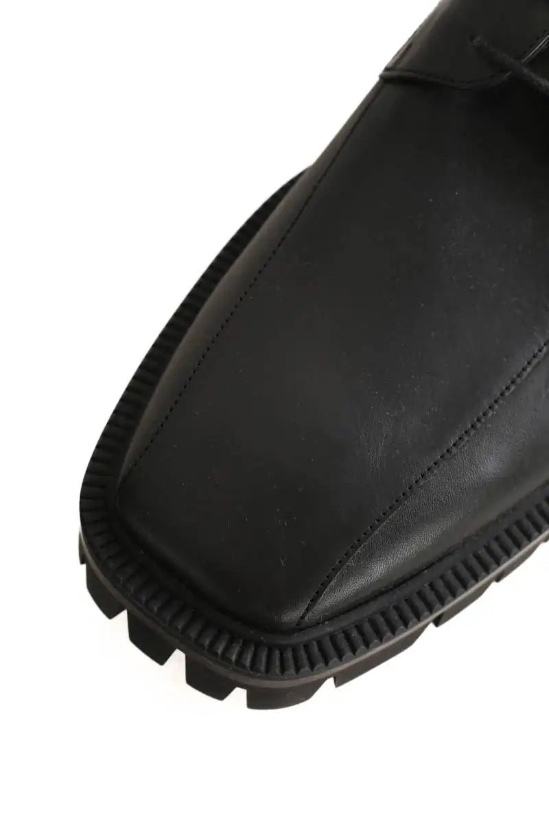 Chaussures à lacets Balenciaga Noir en Cuir