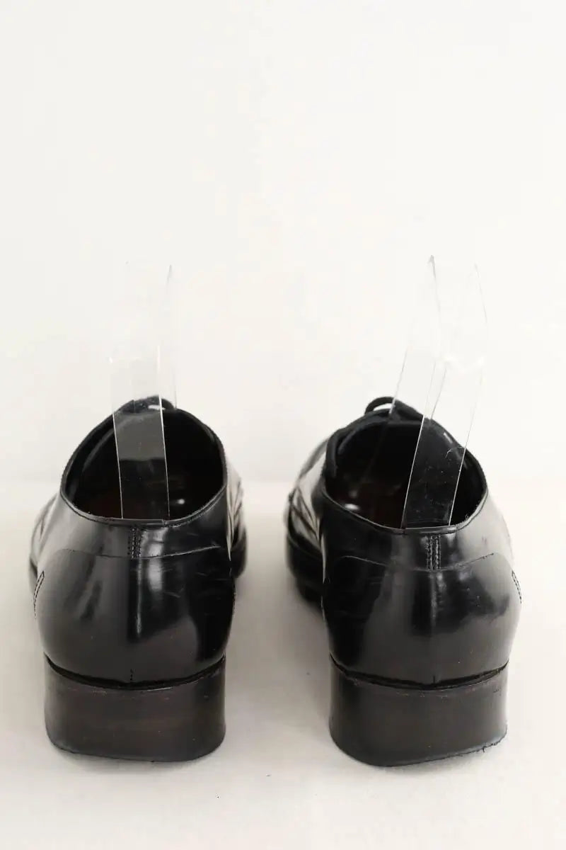 Chaussures à lacets Balenciaga Noir en Cuir