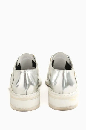 Chaussures à lacets Barbara Bui Argent en Cuir